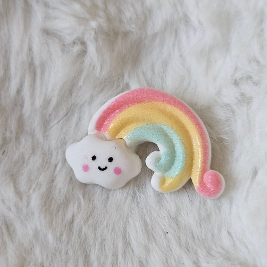 Pastel Rainbow Pin Badge