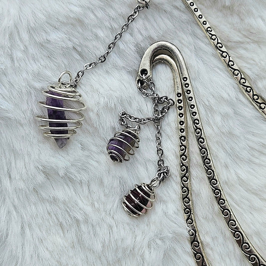 Amethyst Spiral bookmark