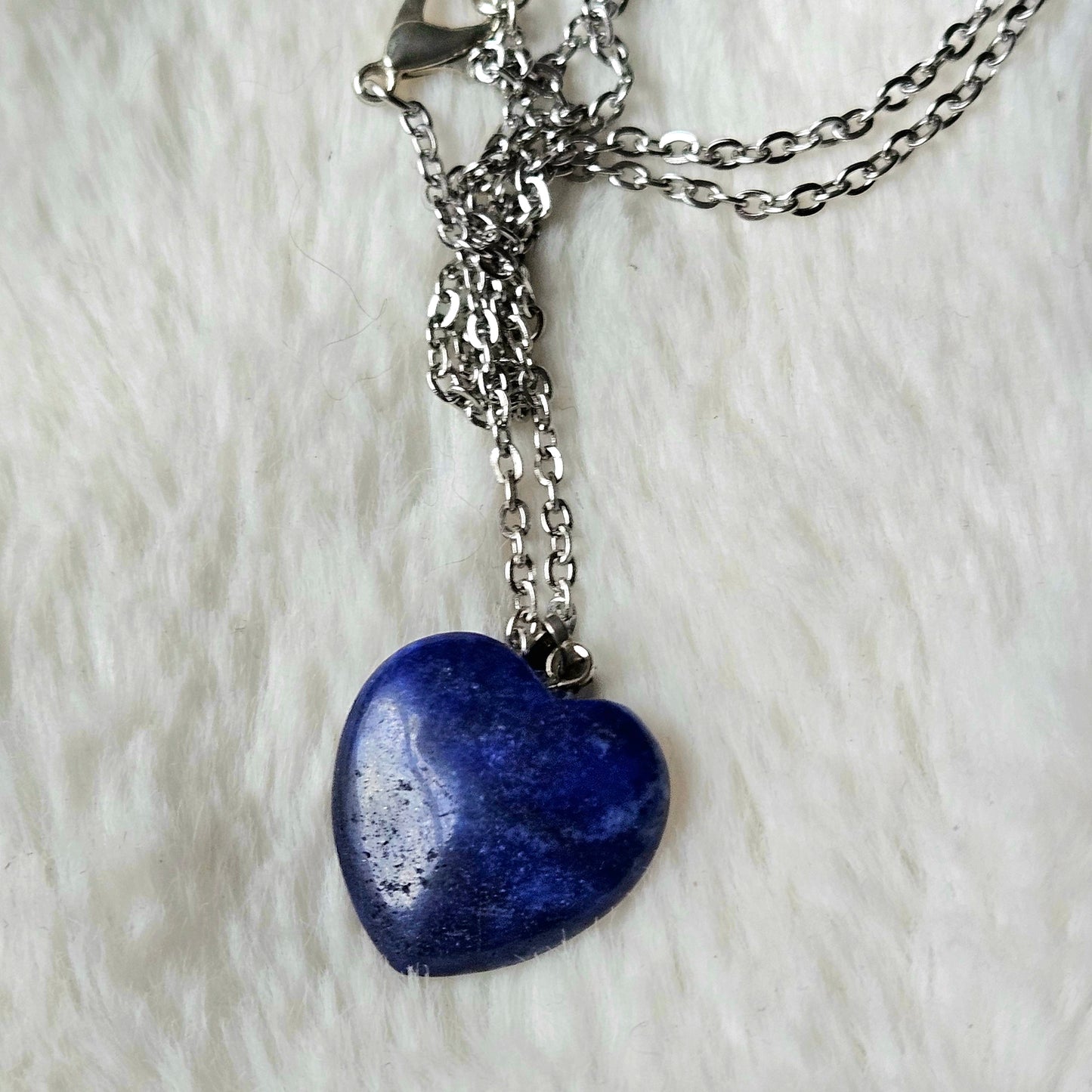 Lapis Lazuli heart necklace