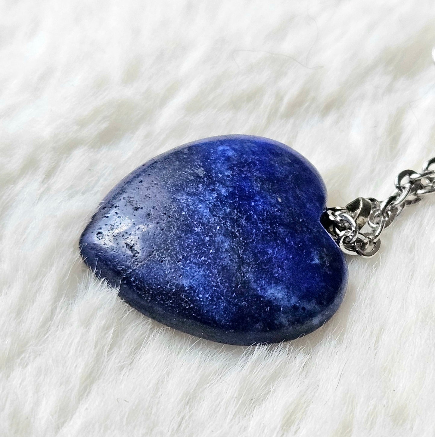 Lapis Lazuli heart necklace