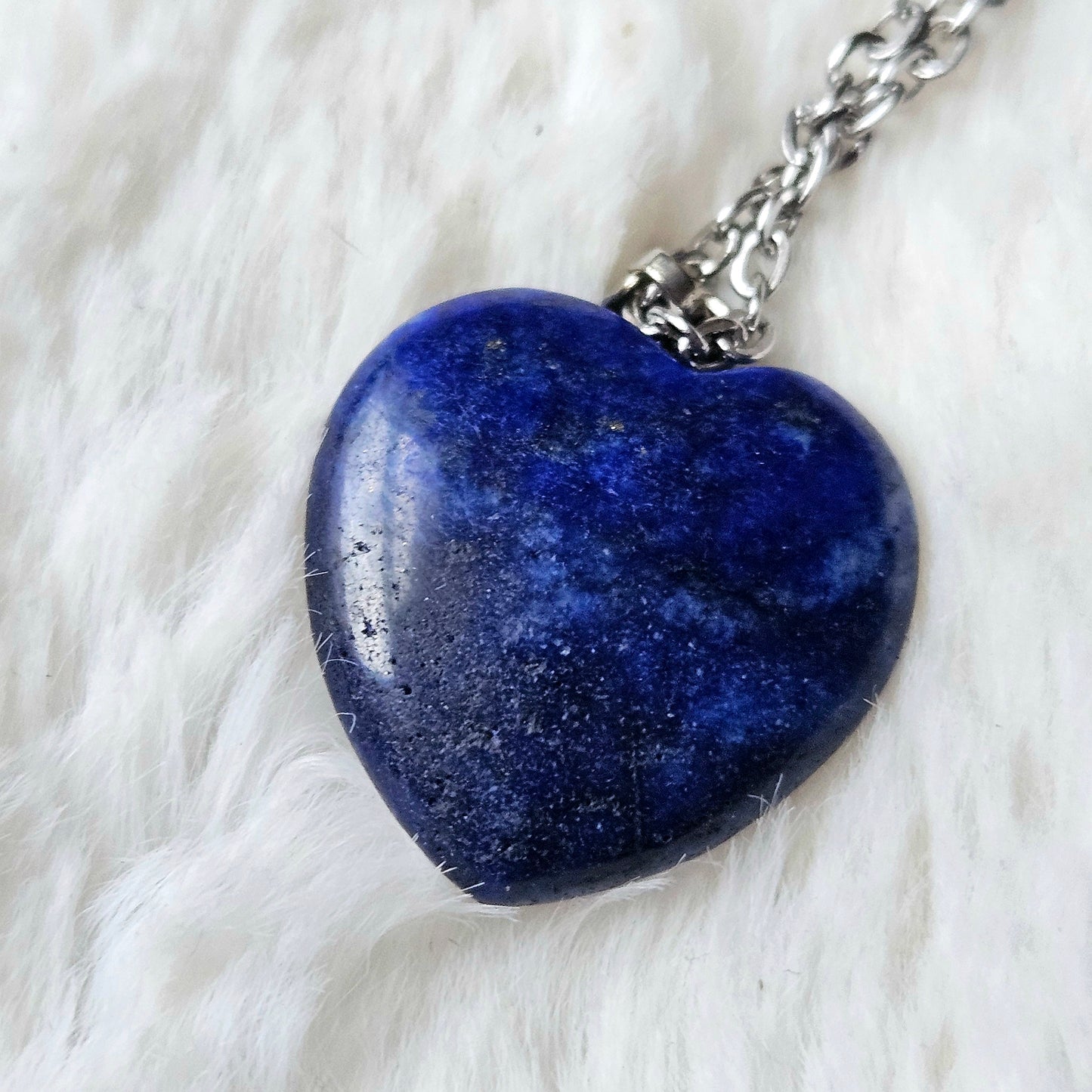 Lapis Lazuli heart necklace