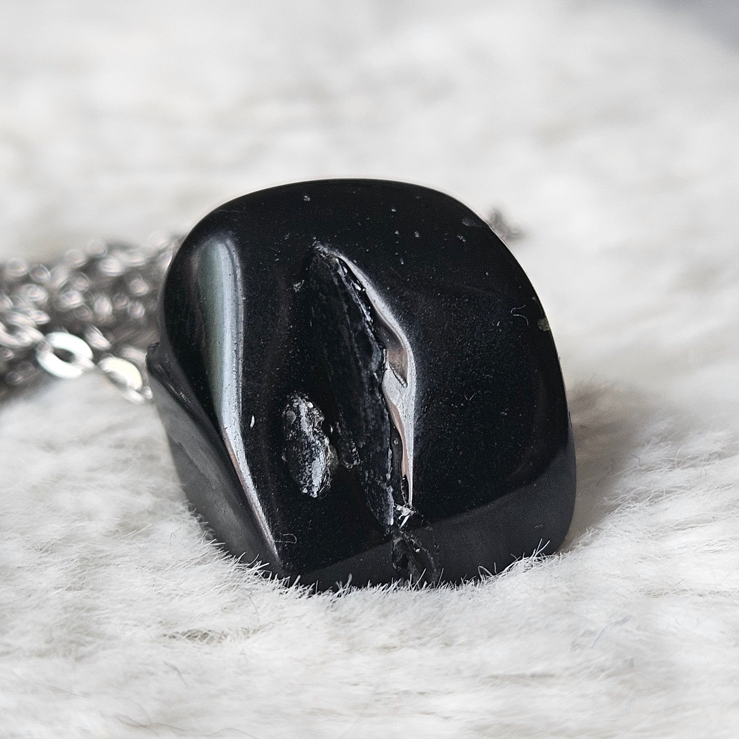 Obsidian necklace