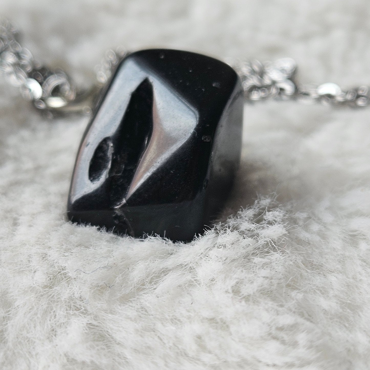 Obsidian necklace