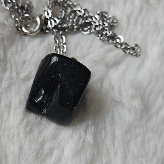 Obsidian necklace