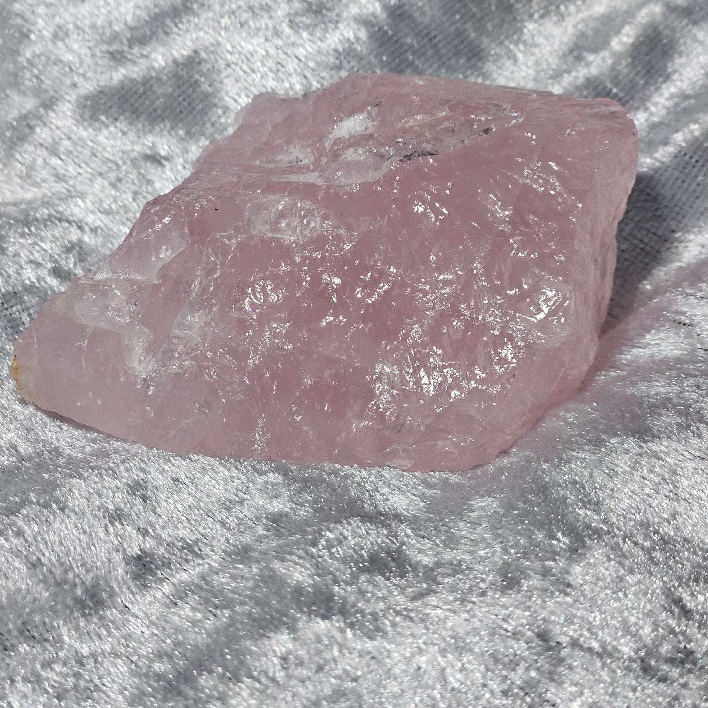 Rose quartz chunk