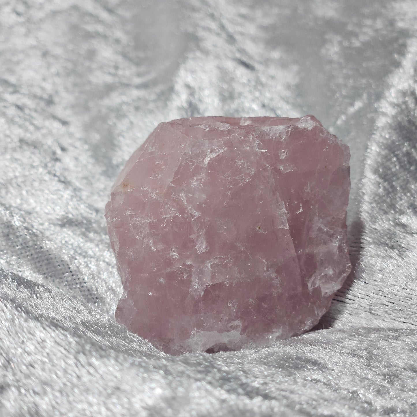 Rose quartz chunk