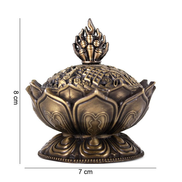 lotus incense cone holder