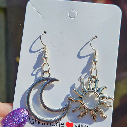 "Sun and Moon" Earrings