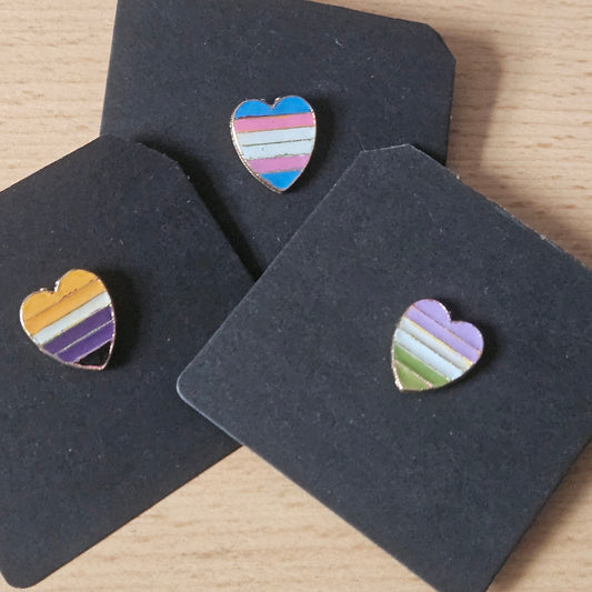 "Pride Flag" Pin Badges