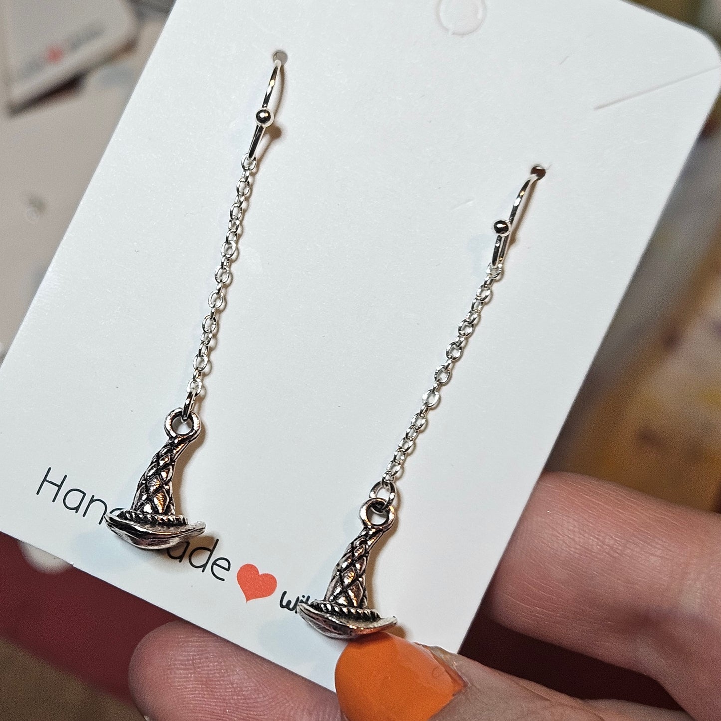 Witch Hat Earrings