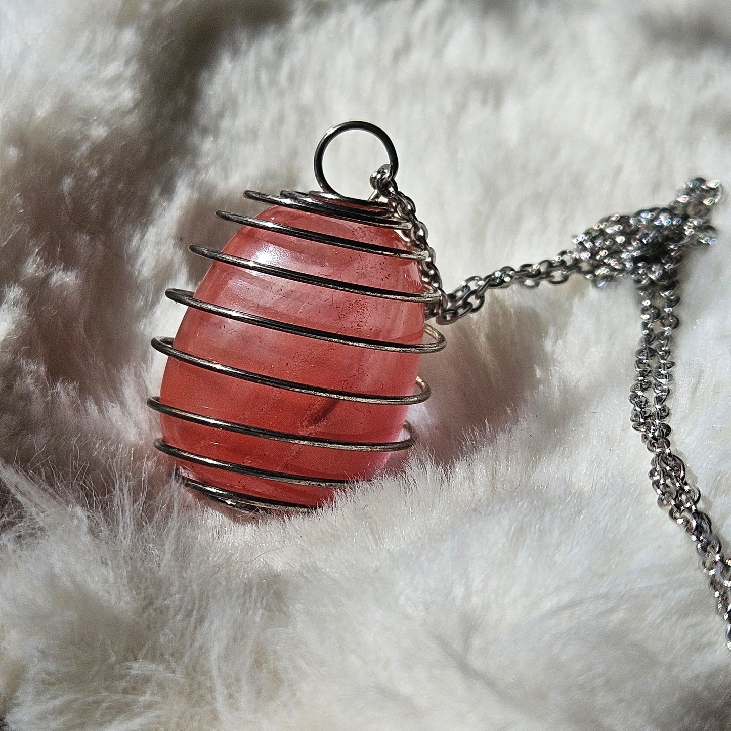 Strawberry Quartz Necklace