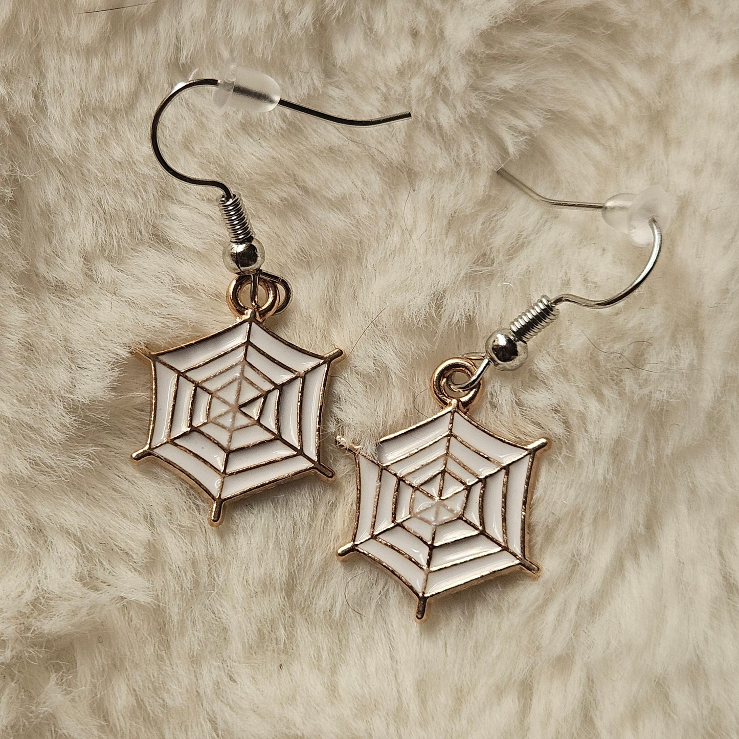 Spider Web Earrings