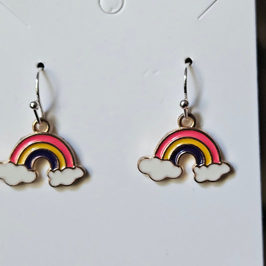 Small Rainbow Earrings