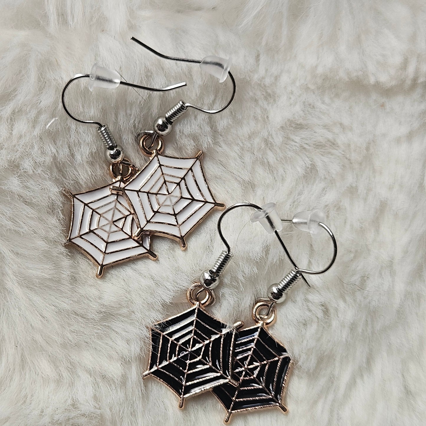 Spider Web Earrings