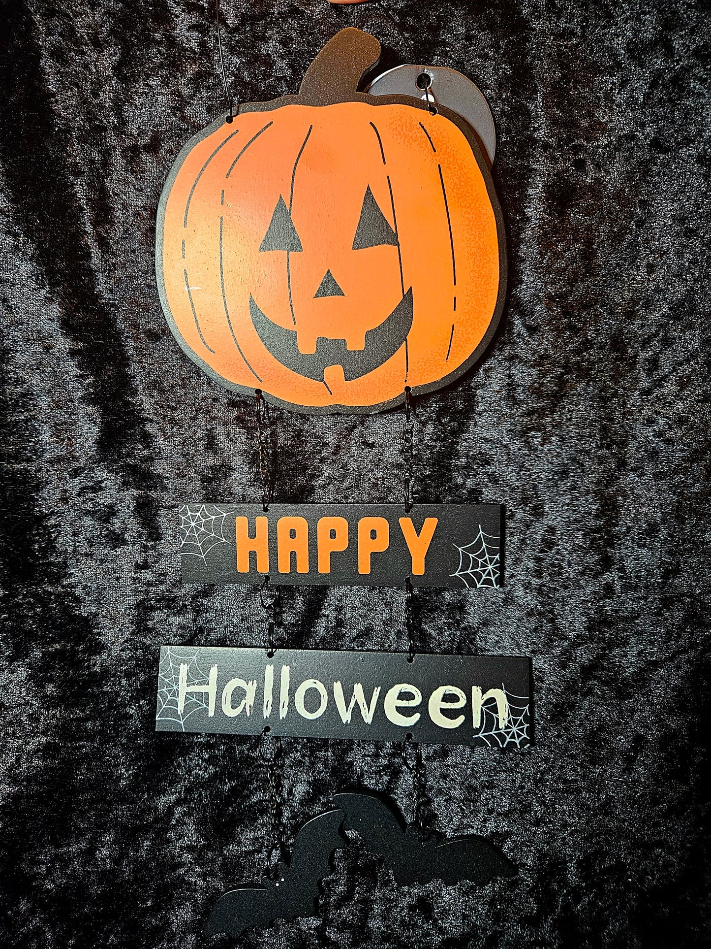 Happy Halloween hanging sign