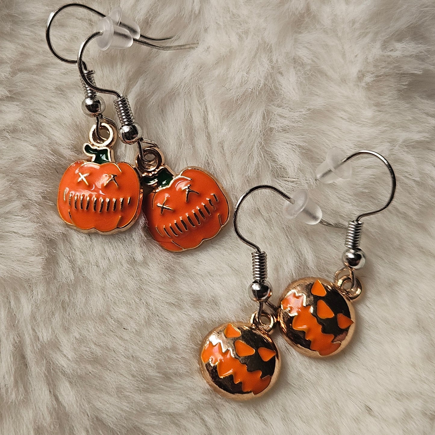 Spooky Pumpkin Earrings