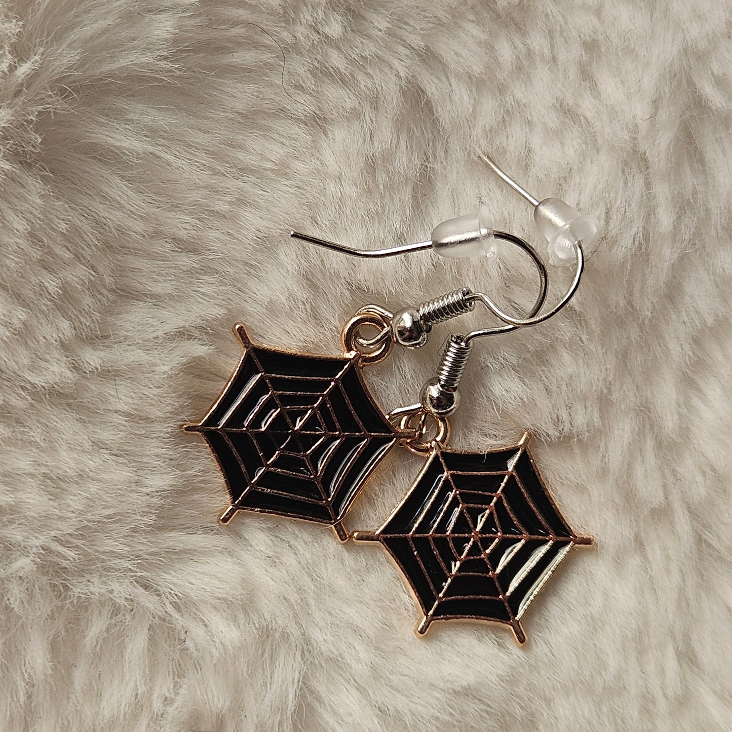 Spider Web Earrings