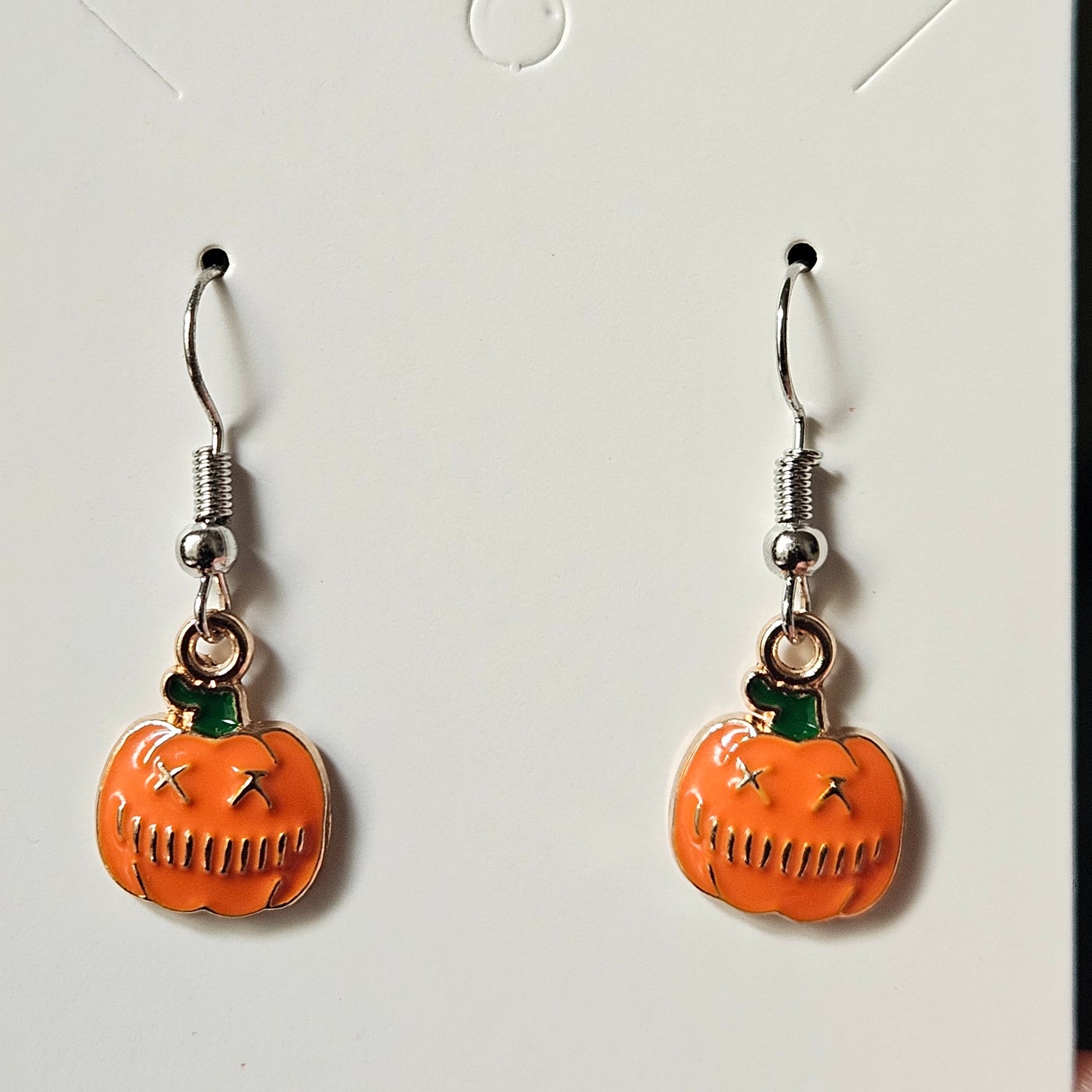 Spooky Pumpkin Earrings