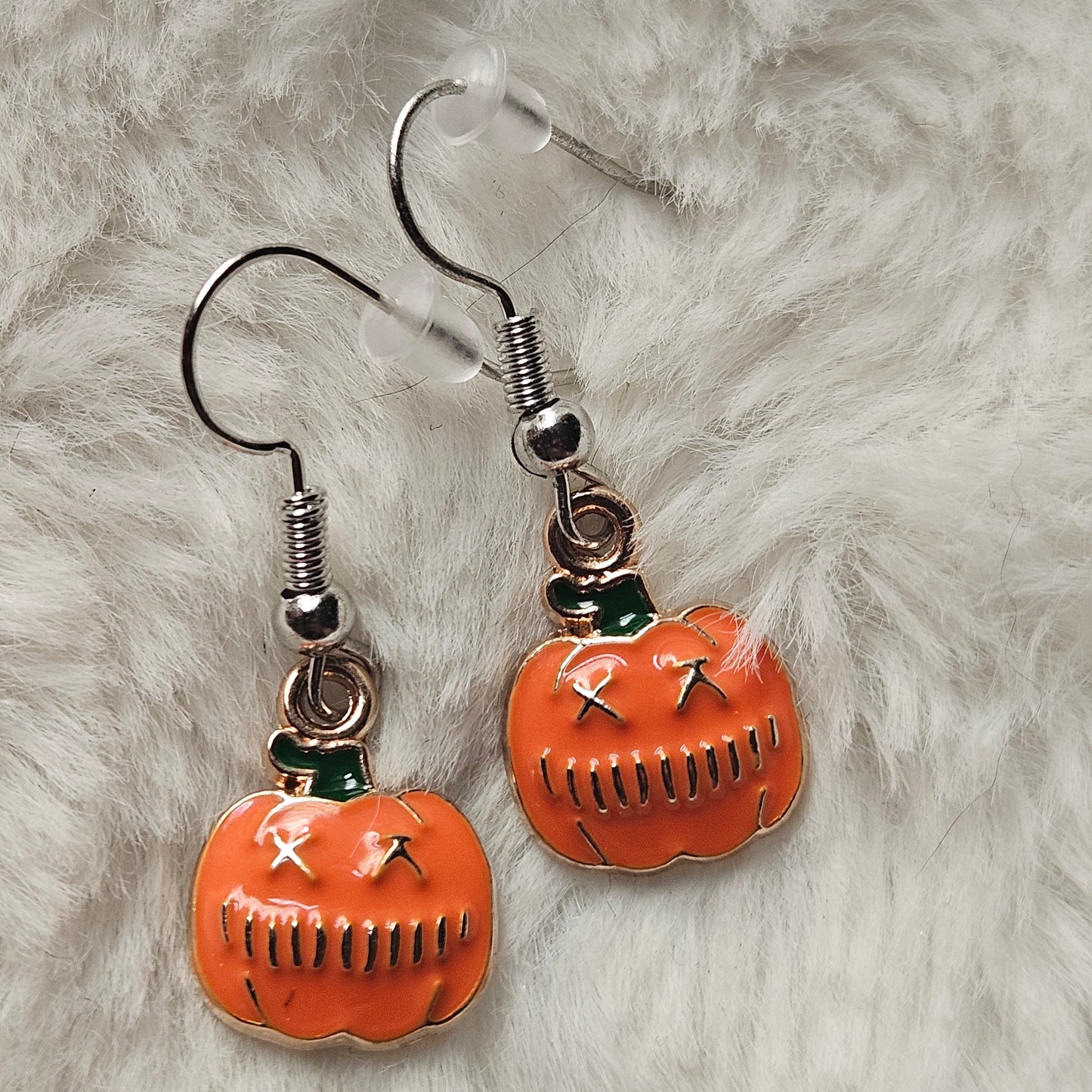 Spooky Pumpkin Earrings